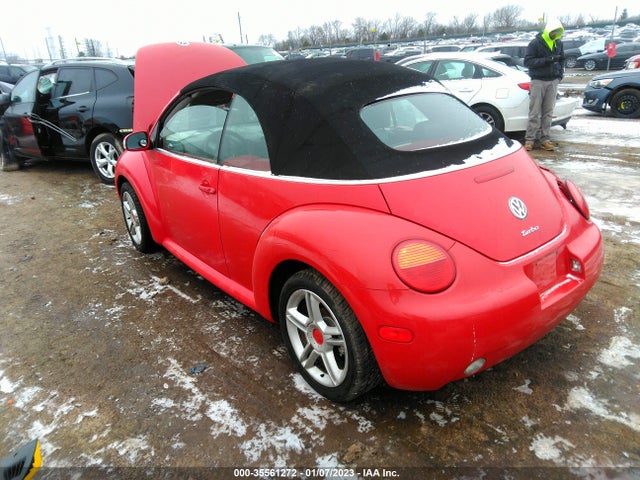 2005 VOLKSWAGEN NEW BEETLE CONVERTIBLE GLS VIN: 3VWCD31Y95M309197
