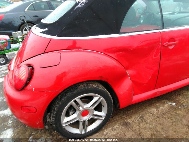 2005 VOLKSWAGEN NEW BEETLE CONVERTIBLE GLS VIN: 3VWCD31Y95M309197