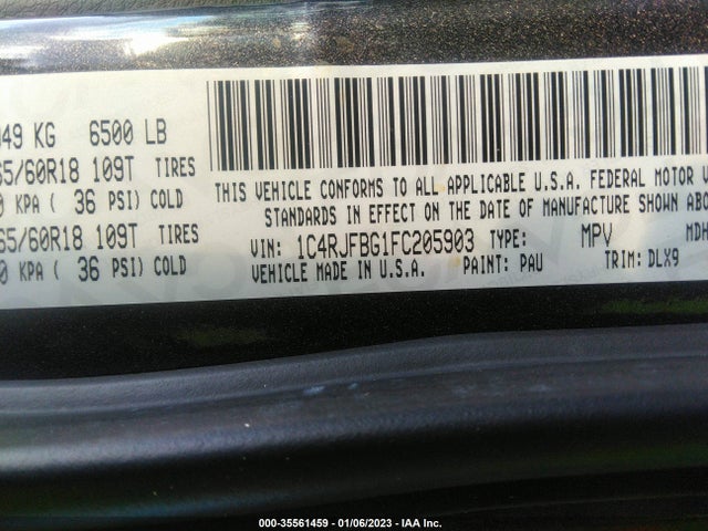 Jeep Grand Cherokee 2015 1C4RJFBG1FC205903 Image 10