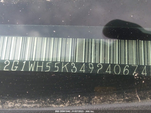2004 CHEVROLET IMPALA LS VIN: 2G1WH55K349240674