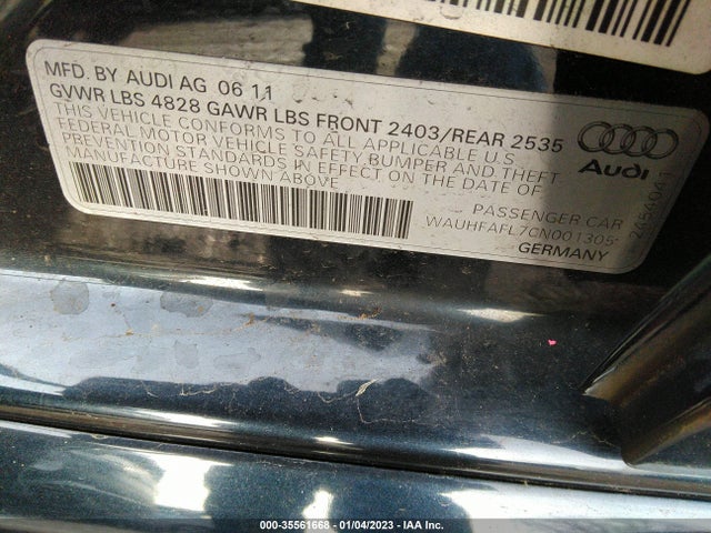 Audi A4 2.0t Premium Plus 2012 WAUHFAFL7CN001305 Image 10