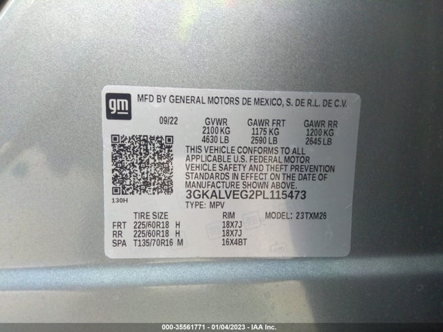 2023 GMC Terrain, VIN: 3GKALVEG2PL115473
