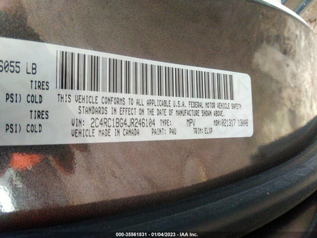 2C4RC1BG4JR246104 Chrysler Pacifica Touring L