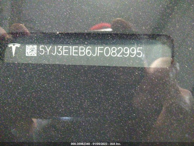 5YJ3E1EB6JF082995 Tesla Model 3 Long Range