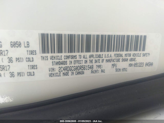 Dodge Grand Caravan Sxt 2013 2C4RDGCG0DR561548 Image 9