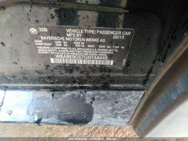 WBA8E9G57GNT44445 BMW 3 Series 328i