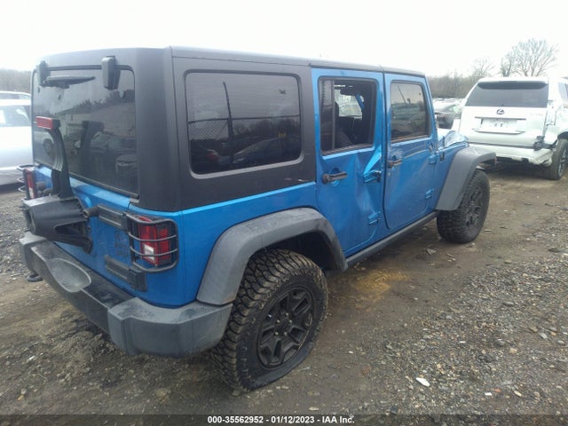 2016 JEEP WRANGLER UNLIMITED WILLYS WHEELER VIN: 1C4BJWDG1GL126313
