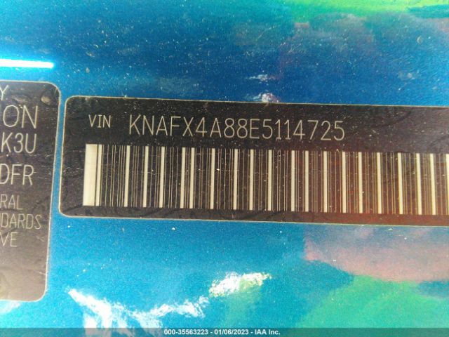 KNAFX4A88E5114725 KIA FORTE EX