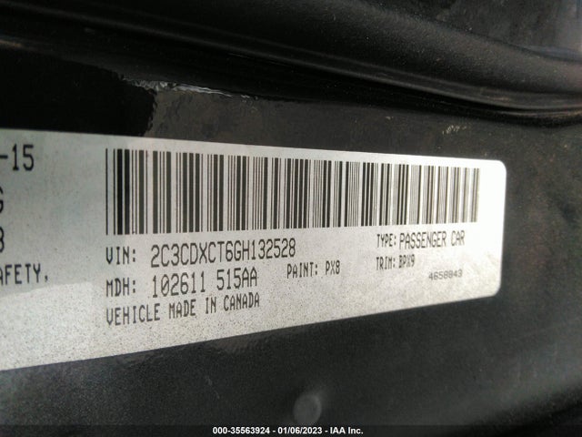 Dodge CHARGER R/T 2016 2C3CDXCT6GH132528 Image 9