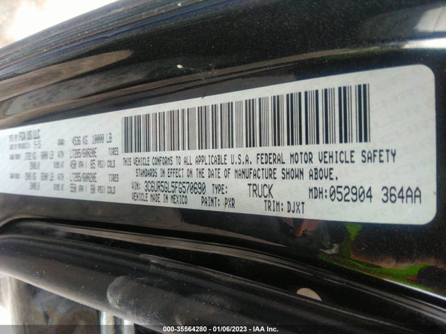 2015 Ram 2500, VIN: 3C6UR5GL5FG570690