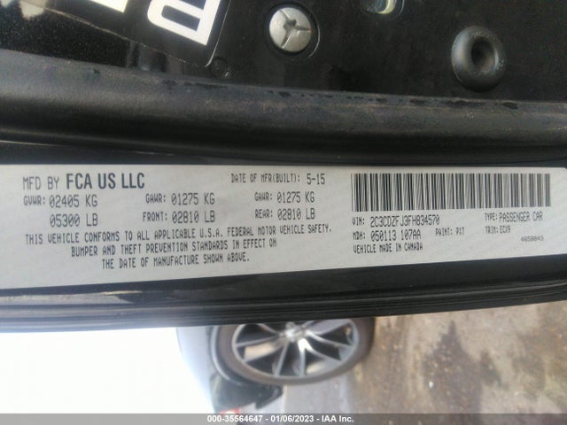 Dodge Challenger R/t Scat Pack 2015 2C3CDZFJ3FH834570 Image 9