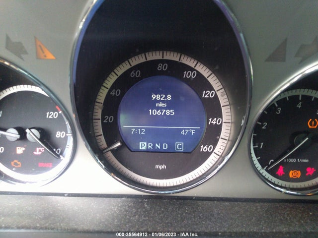 2009 MERCEDES-BENZ C-CLASS 3.0L VIN: WDDGF54X89F240690
