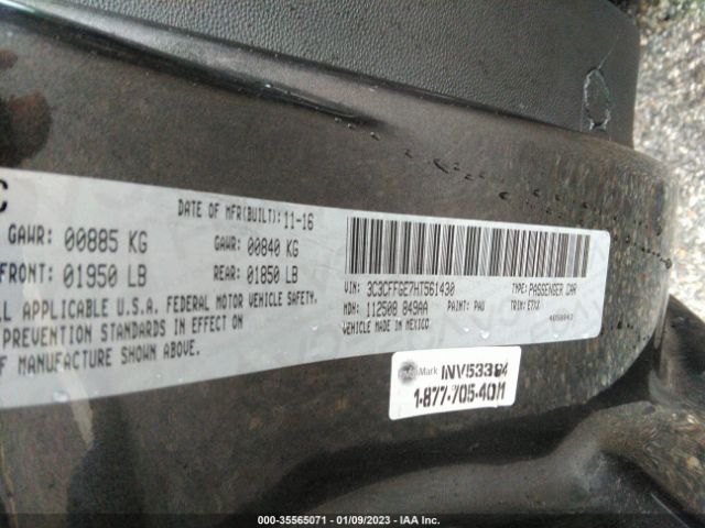 3C3CFFGE7HT561430 Fiat 500E