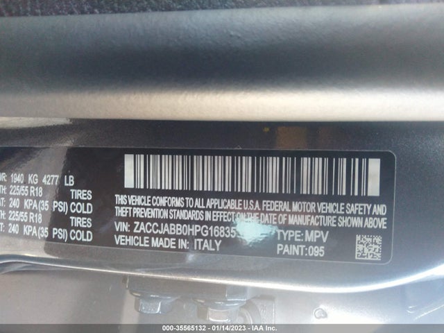 Jeep Renegade Altitude 2017 ZACCJABB0HPG16835 Image 10