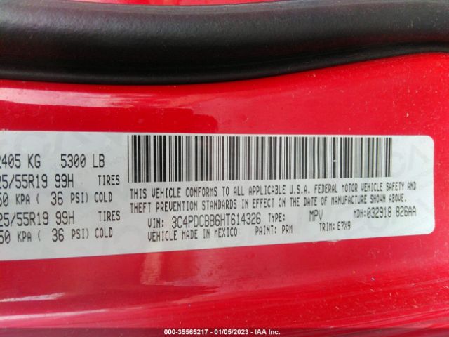 3C4PDCBB6HT614326 Dodge Journey Sxt