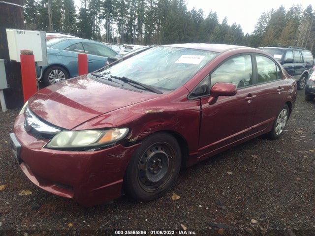 2009 HONDA CIVIC SDN LX VIN: 1HGFA16539L013709