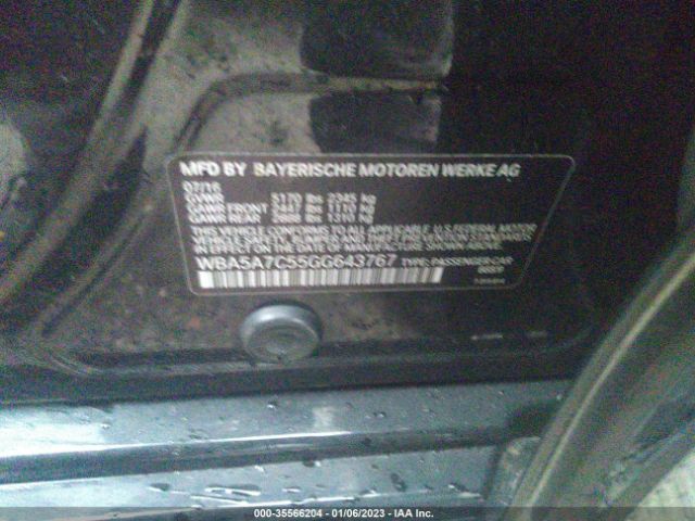 WBA5A7C55GG643767 BMW 5 Series 528i Xdrive