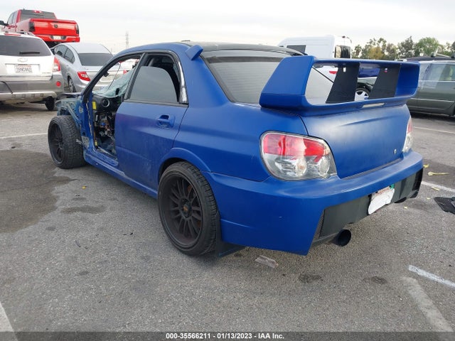 2006 SUBARU IMPREZA SEDAN WRX STI VIN: JF1GD70656L522636