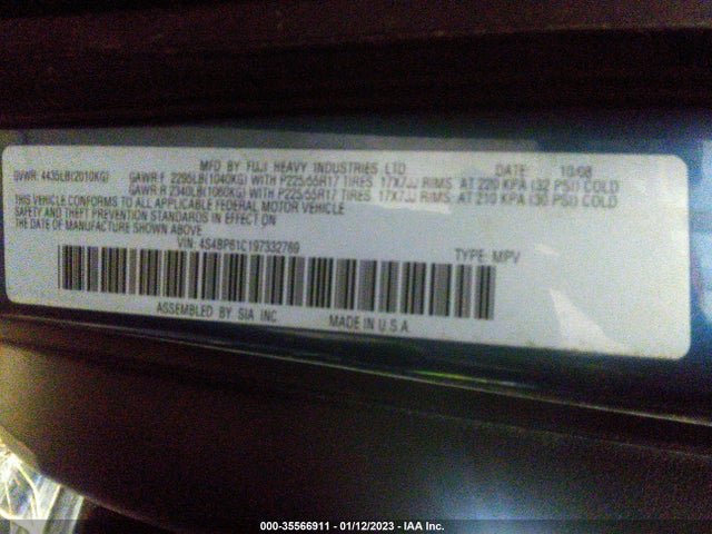 Subaru Outback 2009 4S4BP61C197332769 Image 10