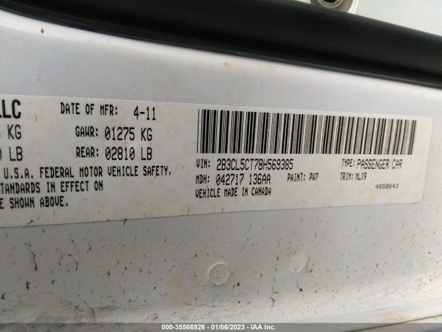 Dodge Charger Rt Max 2011 2B3CL5CT7BH569385 Image 10