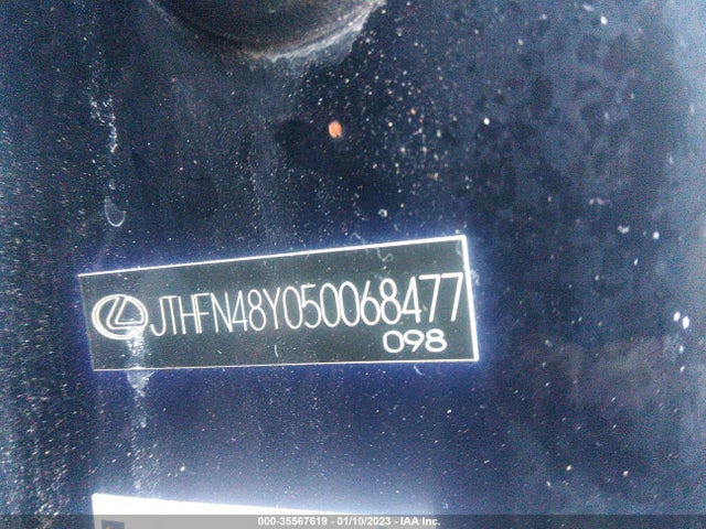 JTHFN48Y050068477 Lexus SC 430