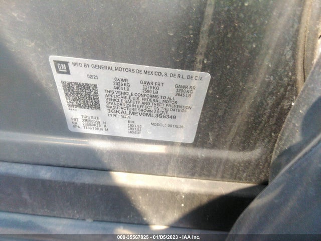 GMC Terrain Sle 2021 3GKALMEV0ML366349 Image 9