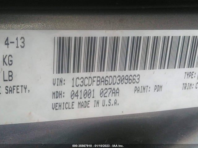 Dodge Dart 2013 1C3CDFBA6DD309663 Image 10
