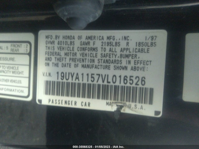 Acura CL 1997 19UYA1157VL016526 Image 9