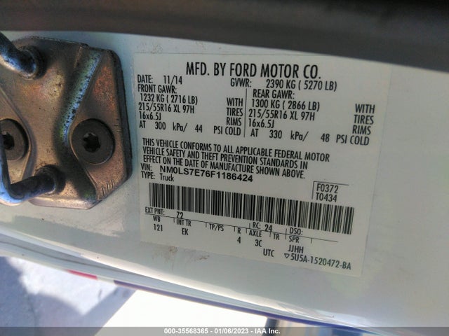 2015 Ford Transit Connect, VIN: NM0LS7E76F1186424