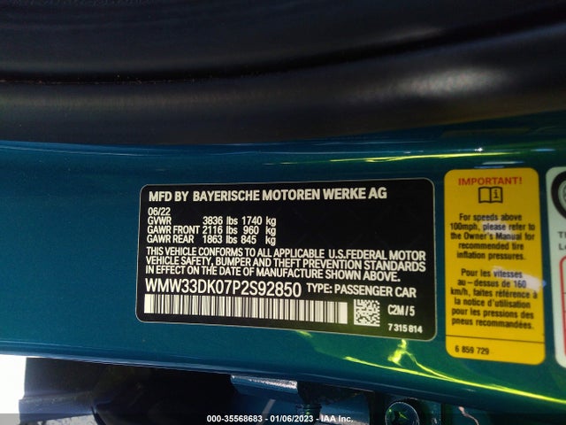 2023 Mini Hardtop, VIN: WMW33DK07P2S92850