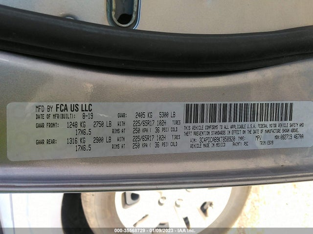 Dodge Journey Se Value Pkg 2019 3C4PDCAB9KT858920 Image 10