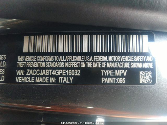 ZACCJABT4GPE16032 Jeep Renegade Latitude