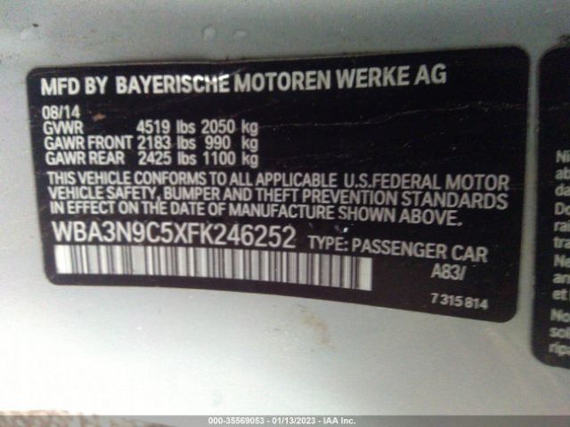 WBA3N9C5XFK246252 BMW 4 Series 428i Xdrive