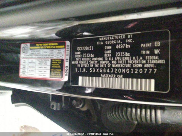 5XXG64J20NG120777 KIA K5 Gt-line