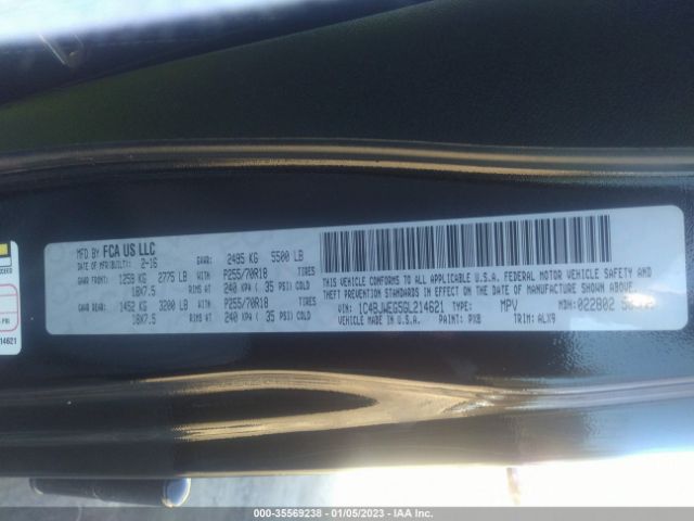 1C4BJWEG5GL214621 Jeep Wrangler Unlimited Sahara