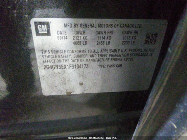 2G4GN5EX1F9134173 Buick Regal Premium I