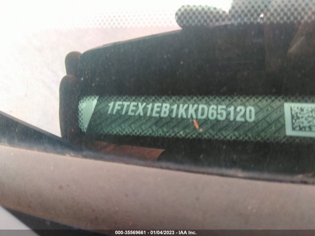2019 FORD F-150 XL/XLT VIN: 1FTEX1EB1KKD65120