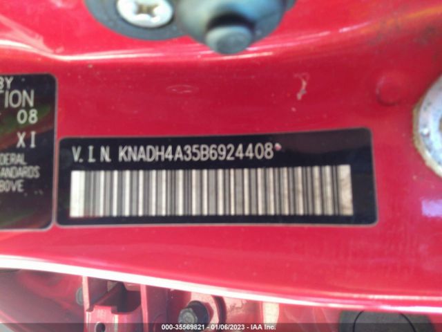 KNADH4A35B6924408 KIA RIO LX