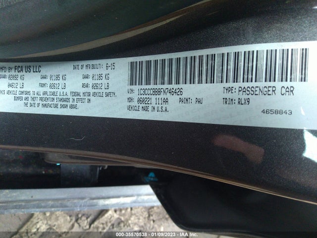 1C3CCCBB8FN746426 Chrysler 200 S