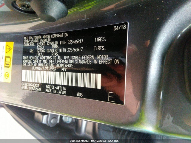 2018 Lexus NX, VIN: JTJYARBZ7J2113933