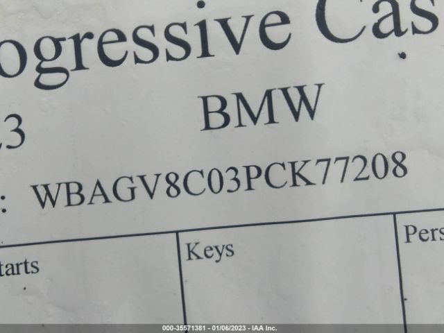 WBAGV8C03PCK77208 BMW 8 Series M850i