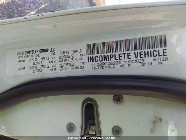 2014 Ram 4500, VIN: 3C7WRKFLXEG166867