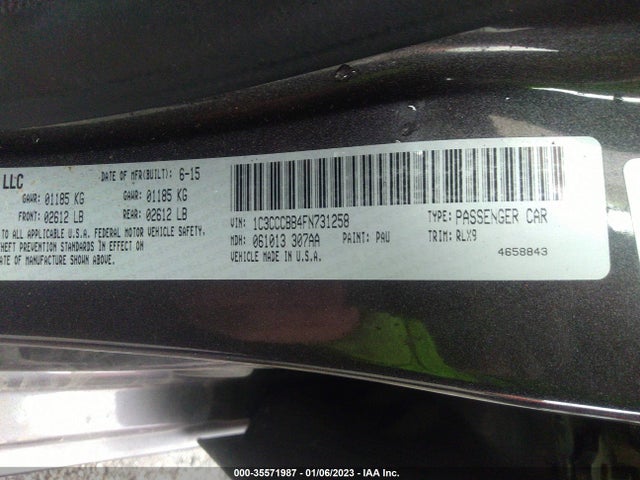 Chrysler 200 S 2015 1C3CCCBB4FN731258 Image 9