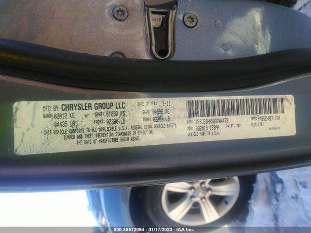 Dodge Caliber Mainstreet 2011 1B3CB3HA5BD204473 Image 9