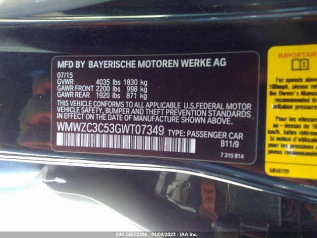 WMWZC3C53GWT07349 Mini Cooper Countryman S