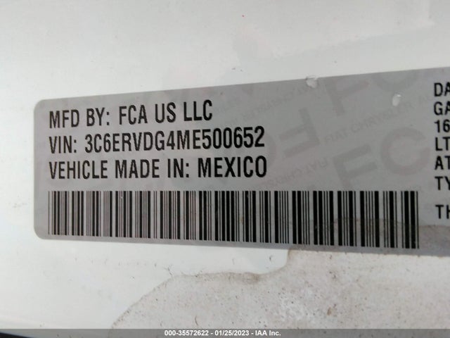 RAM Promaster Cargo Van 2021 3C6ERVDG4ME500652 Image 9