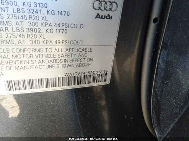WA1CV74L59D012155 Audi Q7 Prestige