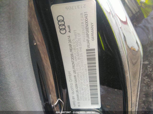 2014 Audi R8, VIN: WUAFUAFG6EN000431