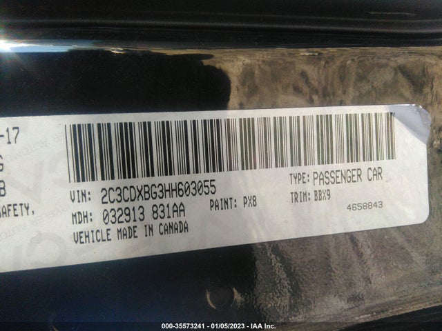 Dodge Charger Se 2017 2C3CDXBG3HH603055 Image 9