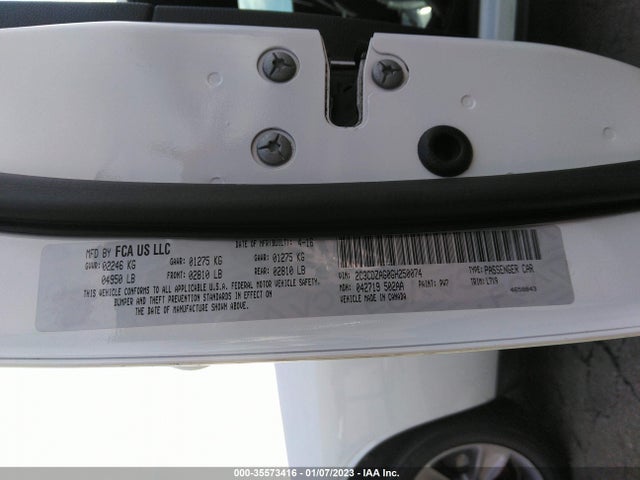 Dodge Challenger Sxt 2016 2C3CDZAG0GH250074 Image 10